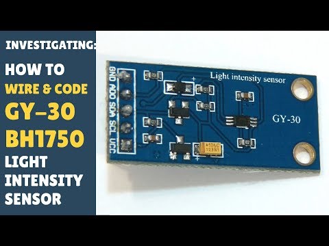 GY-30 Light Intensity Sensor video