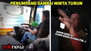 Download lagu KAPOK...! Sopir Bus Ugal-ugalan Dimarahi Penumpang Sampai Minta Turun mp3