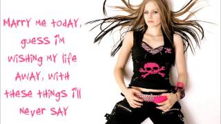 Things I&#39;ll Never Say Avril Lavigne lyrics