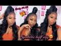 Sensational Half Wig N Pony Wrap Instant Up N Down UD 6😍|Affordable Synthetic Halfwig Ft.Samsbeauty