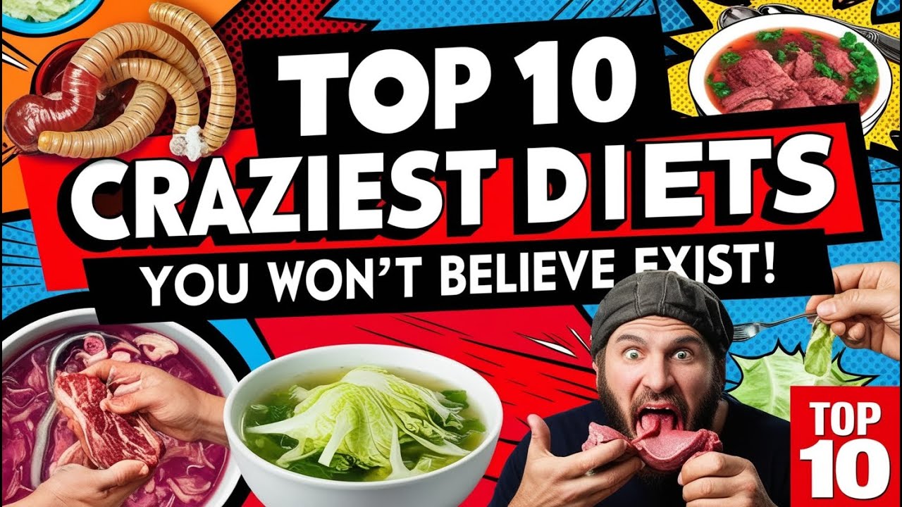 Top 10 Craziest Diets You Won't Believe Exist!