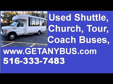 Used Buses For Sale | Stock#: A4981 | 2011 Ford E350 14 Passenger Shuttle Bus For Sale