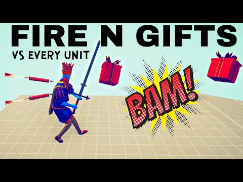 Gifts & Fire VS Every Unit : TABS -Totally Accurate Battle Simulator