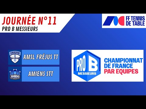 AMSL Fréjus TT vs Amiens STT : Pro B Tennis de Table  11ème Journée championnat régulier