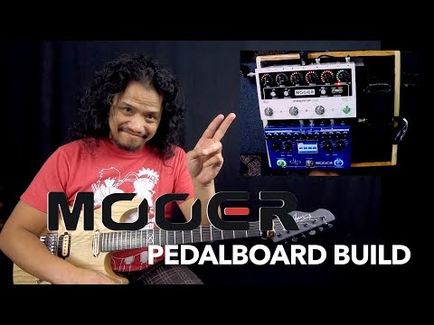 My Mooer Pedalboard | Preamp Live, Ocean Machine, Free Step | Ambient Loop Improv — Perfecto De Castro