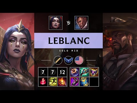 LeBlanc Mid vs Lucian - NA Diamond Patch 25.19