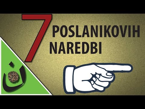 7 POSLANIKOVIH, S.A.V.S., NAREDBI