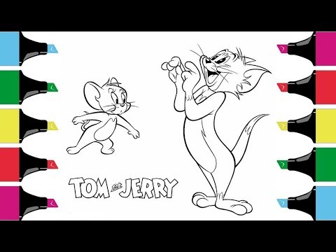 Tom and Jerry  Coloring Pages |Cartoon Classic |Tom & Jerry Coloring Book