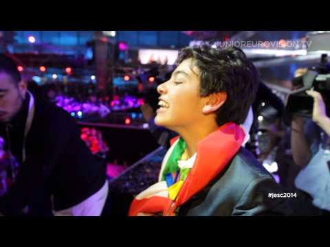 Vincenzo Cantiello is the winner of the 2014 Junior Eurovision Song Contest