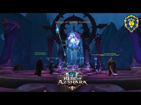 Nazjatar Alliance Finale Part 8.2 - Azshara's Eternal Palace Quest - Assault on Tidestone