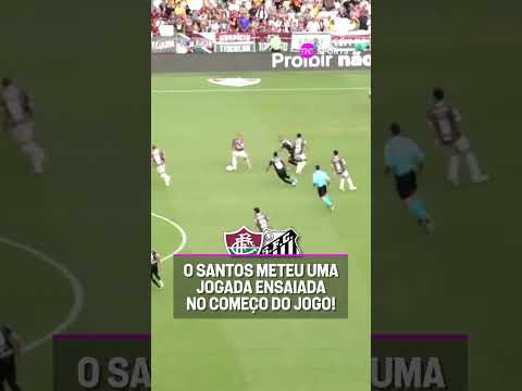 O SANTOS SAIU JOGANDO COM UMA JOGADA NÃO TÃO BEM ENSAIADA… KKKKKKK #shorts
