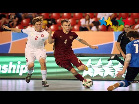 Semi Final Men CZECH REPUBLIC vs RUSSIA - 5th World University Futsal Championship 2016 - Goiânia