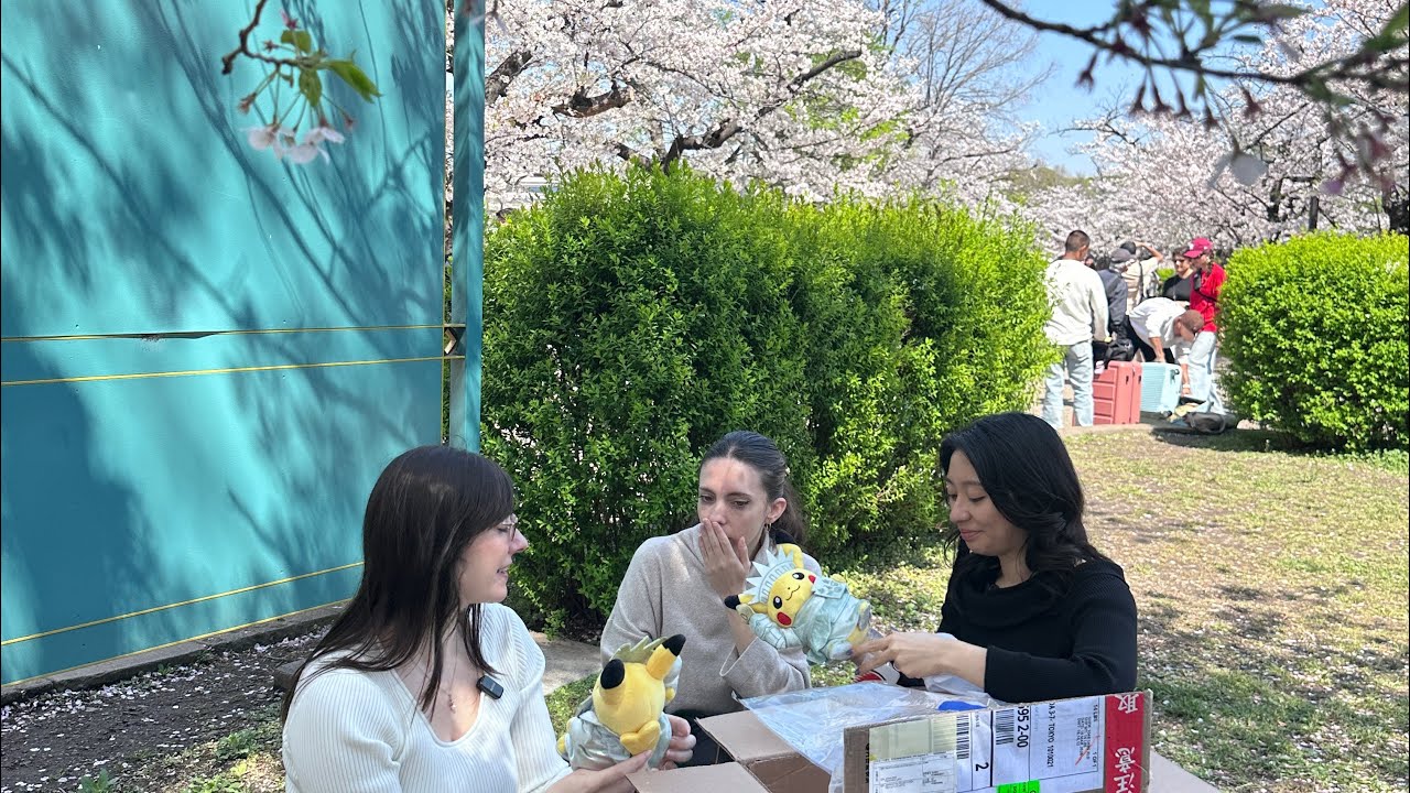 Unboxing desde el parque de Ueno Temporada de Sakura