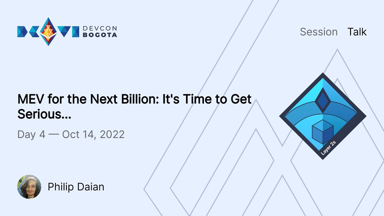 MEV for the Next Billion: It's Time to Get Serious... preview