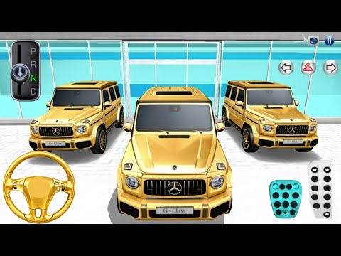 New Golden Mercedes G63 AMG in Luxury Showroom – 3D Driving Class 2025 | Android Gameplay Car Game