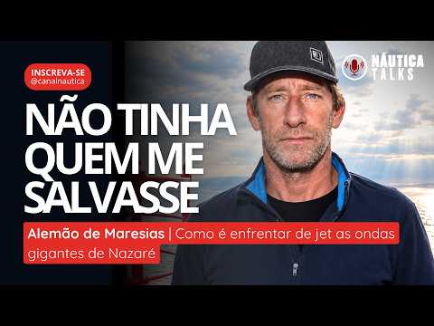 Ele perdeu o jet e tomou 6 ondas gigantes sozinho em Nazaré | NÁUTICA Talks