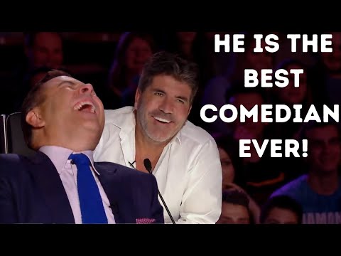 Gatis Kandis BGT Audition | He Is Simon's ONLY COMEDIAN Ever FOUND FUNNY? Hilarious!
