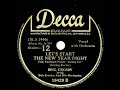 1942 Bing Crosby - Let’s Start The New Year Right