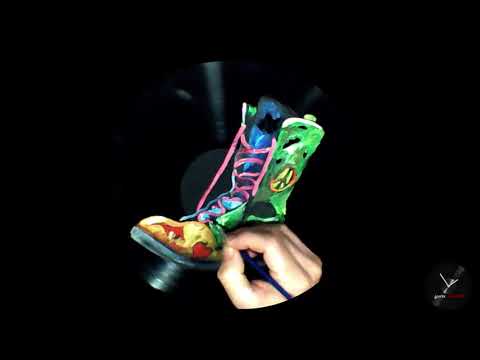 How to paint a vinyl record with acrylic colors, radioarvila