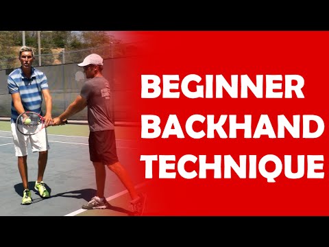 Beginner Backhand Technique | BEGINNER LESSONS