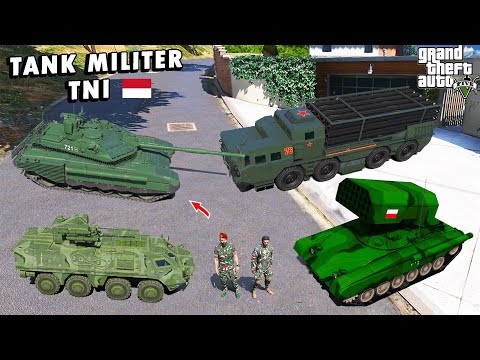MANTAP !! Aku Koleksi Semua TANK TERLANGKA MILIK TENTARA TNI di GTA 5 !!