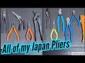 All of My Pliers Made in Japan Great Tools Fujiya
