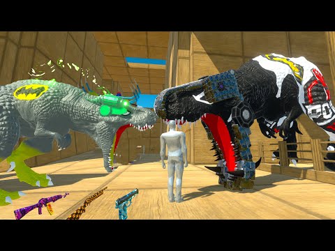 🛑 LIVE 🛑 TOURNAMENT ALL DINOSAURS  - Animal Revolt Battle Simulator