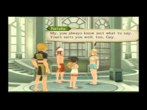 Let's Play Tales of the Abyss Pt. 96, The Spa Scene!