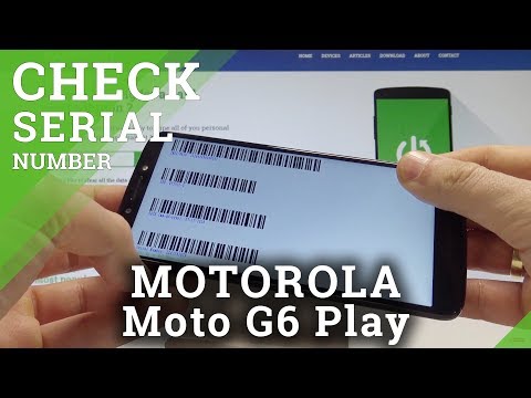 How to Check IMEI in MOTOROLA Moto G6 Play - Set Up Serial Number