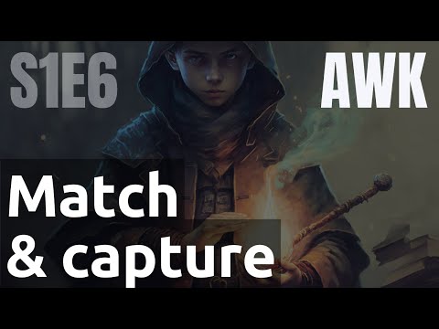 Scripts 1 6 AWK match pour capturer une expression