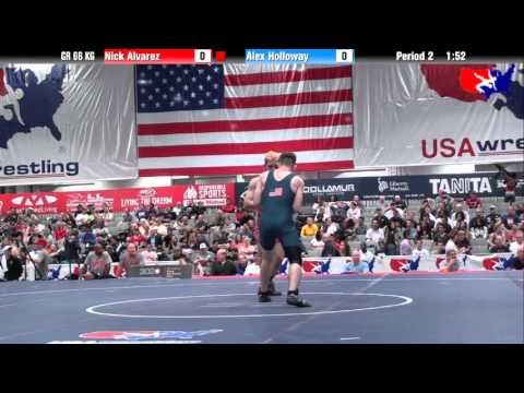 Nick Alvarez vs. Alex Holloway at 2013 Las Vegas/ASICS U.S. Open