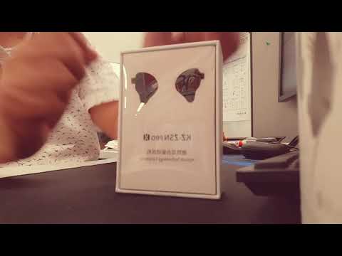 Unboxing the KZ ZSN Pro X.