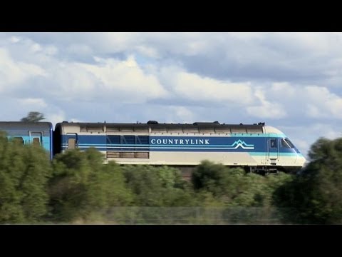 Countrylink XPT Passenger Trains near Maitland -  Australian Railways, Railroads & Trains