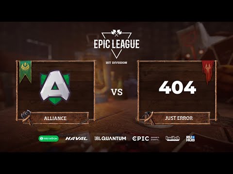 Alliance vs Just Error, EPIC League Season 2, bo3, game 2 [Crystalmay & Eiritel]