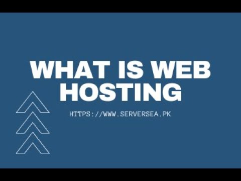 What is web hosting - Explained by ServerSea.pk - Web Hosting Company in Lahore, Pakistan