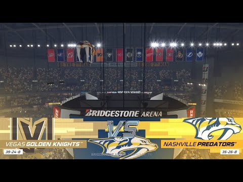 NHL 21 Full Match - Vegas Golden Knights vs Nashville Predators - Simulation