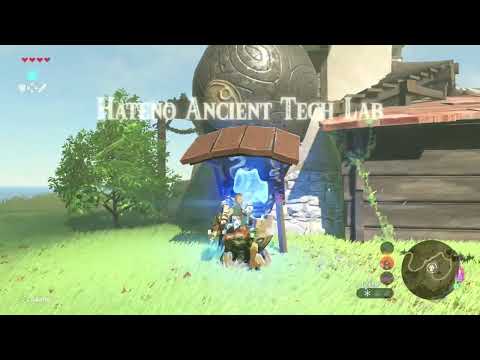 Zelda Breath of the Wild | Hateno Ancient Tech Lab and the Blue Flame
