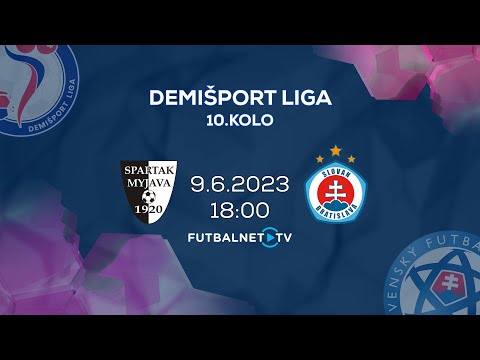 Demišport Liga 2022/2023 10.kolo: Spartak Myjava - ŠK Slovan Bratislava (zostrih)