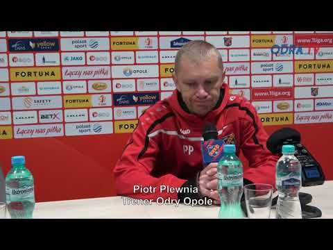 Konferencja prasowa po meczu 19. kolejki Fortuna 1 Liga: Odra Opole - Podbeskidzie Bielsko-Biała