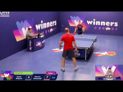 WINners CUP table 1 11.10 Badai Maksim - Zhurba Aleksandr 18:00