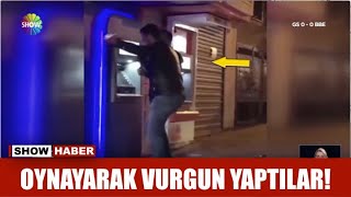 Oynayarak vurgun yaptılar!
