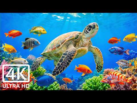 4K Underwater Tranquility | Explore a Beautiful Marine World Designed for Sleep