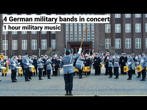 Woche Militärmusik Nordsee im Jahr 2023: Konzert - 3 Bundeswehr Musikkorps spielen gemeinsam