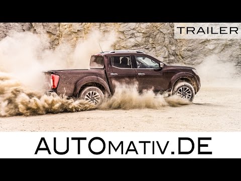 Nissan Navara 2017 Offroad im Steinbruch - Trailer zum Fahrbericht AUTOmativ.de