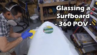 Glassing a Surfboard 360 POV | Filmed with the Insta360 One R