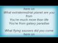 Stevie Wonder - Galaxy Paradise Lyrics