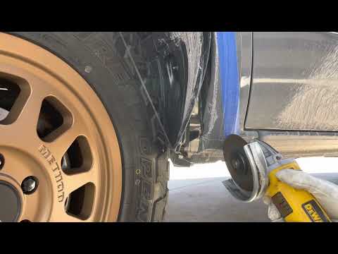 Big Tires on Sprinter 4x4x. Easy Fender Trim. Free! - Van Conversion