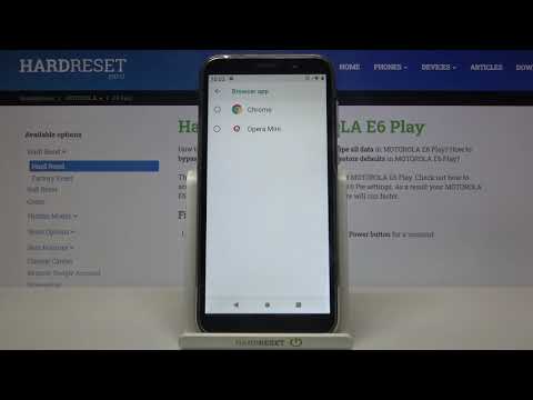 How to Change Default Apps in MOTOROLA E6 Play -  Manage Apps