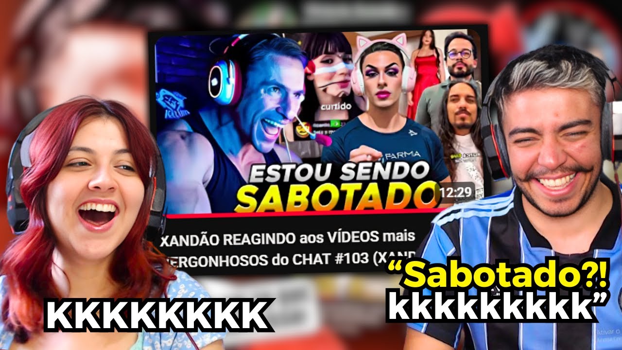 XANDÃO REAGINDO aos VÍDEOS mais VERGONHOSOS do CHAT #103 (SENDO ALOPRADO PELO CHAT NO GOW 2) | REACT