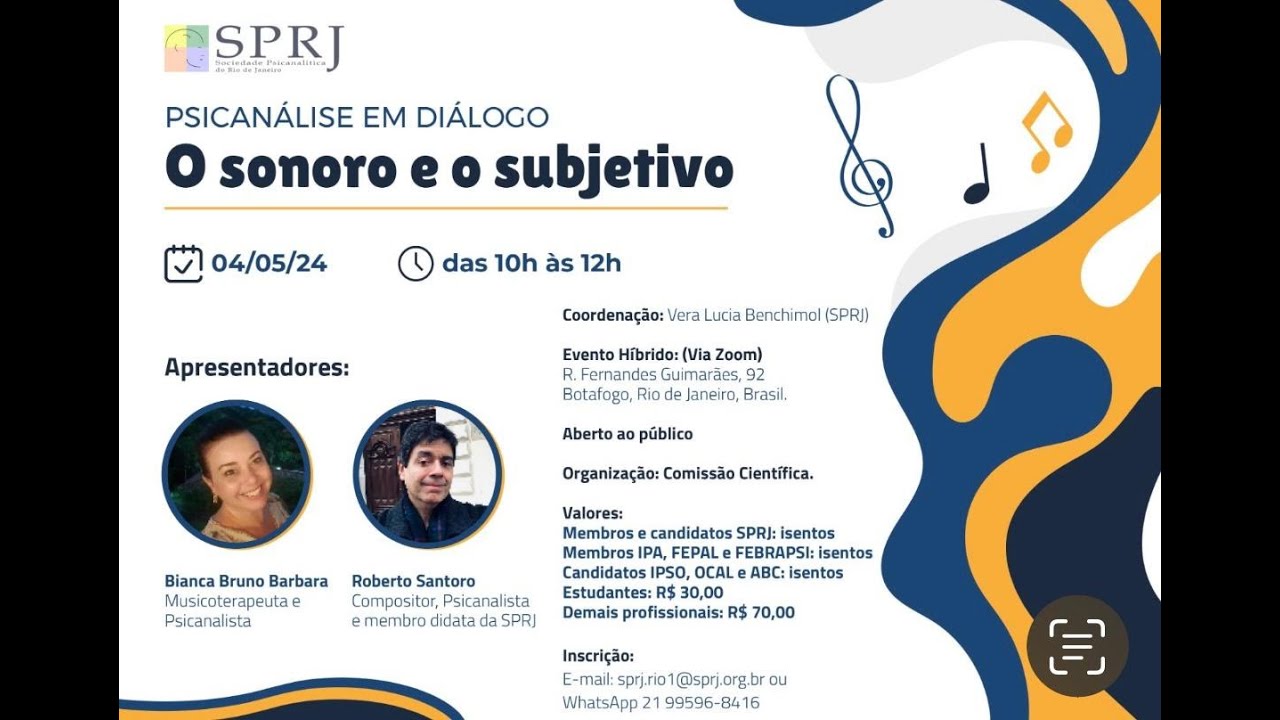 Psicanálise em Diálogo - O sonoro e o subjetivo